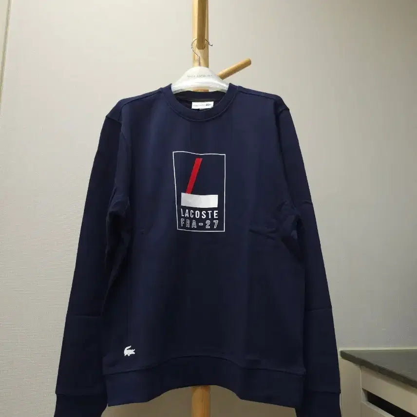 [BUNJANG] Lacoste Navy Crewneck Sweatshirt / 라코스테 맨투맨 네이비