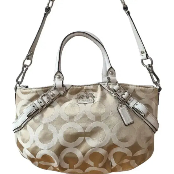 [BUNJANG] Coach Madison Off-Art Signature Sophia Satchel Bag Vintage / 빈티지 코치 매디슨 오프아트 시그니처 소피아 사첼백 y2k 갸루 히메