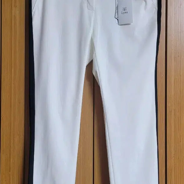 [BUNJANG] Lynx Golf Women's Performance Line Color-Block Summer Pants White / 링스 골프 여성 퍼포먼스 라인 배색 여름 팬츠 (새상품)