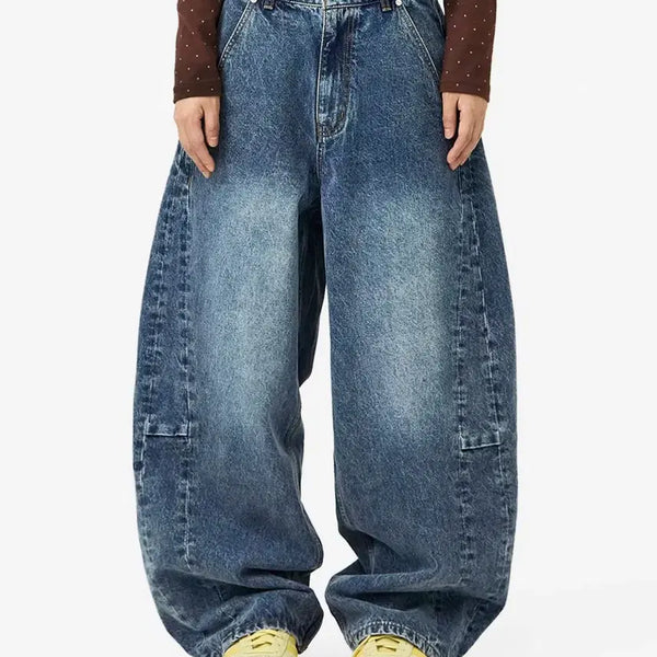 [BUNJANG] TheOpen Product Curved Away Denim Pants / 밈더워드로브  커브드 어웨이 데님 팬츠