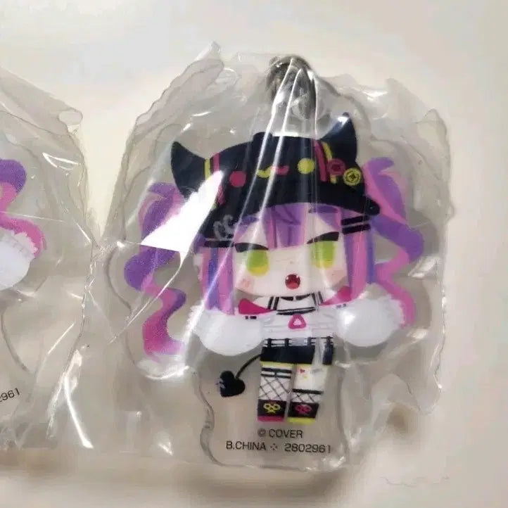 [BUNJANG] Tokoyami Towa Hololive Flat Marking Gacha Keyring / [판매] 토코야미 토와 가샤폰 가챠 홀로라이브 플랫 마킹 키링