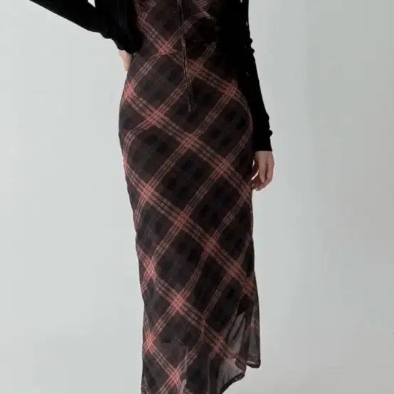 [BUNJANG] Mua'd Sund Checkered Dress / 무아드 썬드 체크원피스 새상품