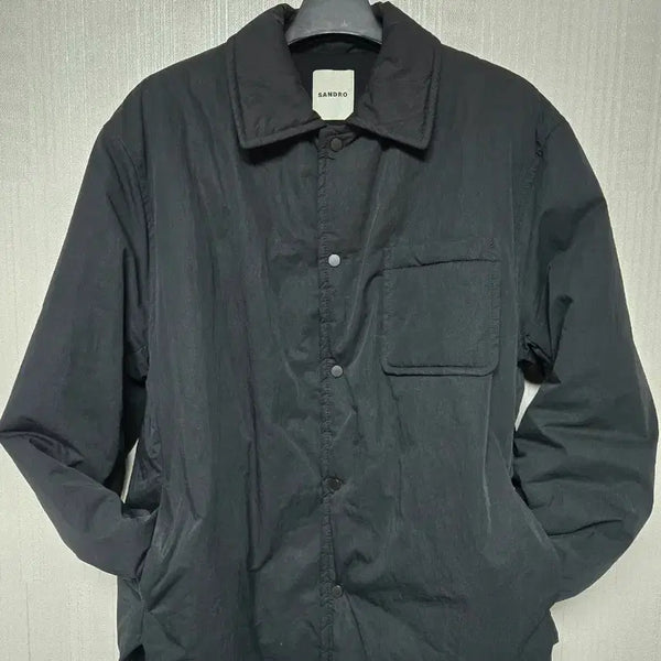 [BUNJANG] Sandro Men's Padded Jacket Size 105 Black / 산드로 이지 남성 패딩 자켓 105사이즈