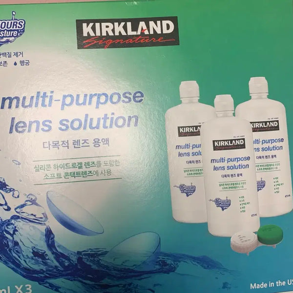 [BUNJANG] Kirkland Signature Multi-Purpose Contact Lens Solution 473ml / 커클랜드 시그니춰 다목적 렌즈용액 473ml 렌즈