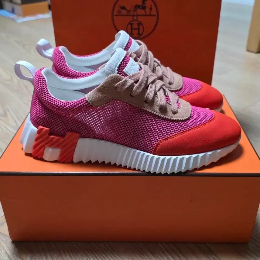 [BUNJANG] Hermes Bouncing H221177Z Women's Sneakers / 에르메스 바운싱 H221177Z 여성 스니커즈 풀박스 (정품)
