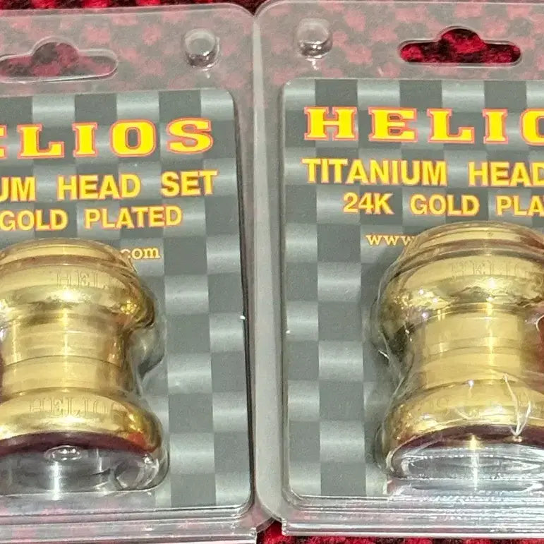 [BUNJANG] HELIOS Titanium Bicycle Headset 24K Gold Plated (Set of 2) / HELIOS 티타늄 mtb용 자전거 헤드셋 24K 골드 도금(2개세트)