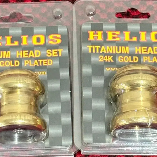 [BUNJANG] HELIOS Titanium Bicycle Headset 24K Gold Plated (Set of 2) / HELIOS 티타늄 mtb용 자전거 헤드셋 24K 골드 도금(2개세트)