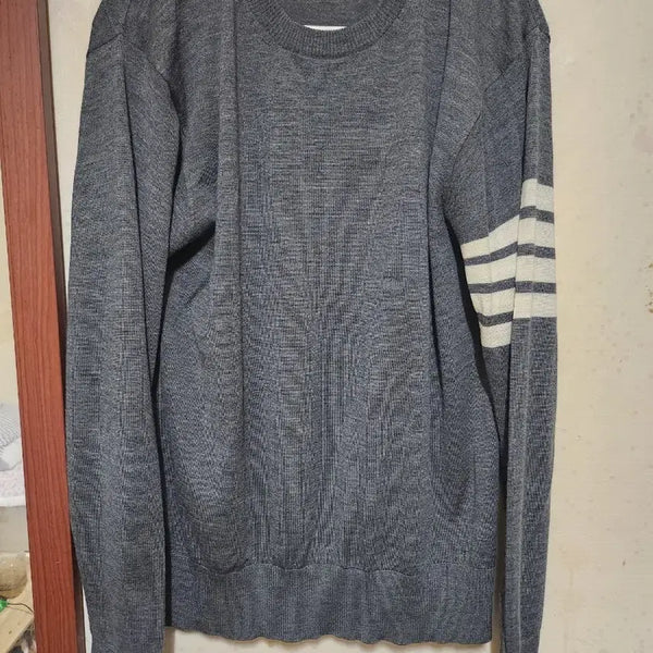[BUNJANG] Thom Browne 4-Bar Knit Grey / 톰브라운 4바 니트