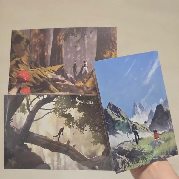 [BUNJANG] Mom's Journey Postcard Set / 엄마를 만나러 가는 길 엽서 3장 일괄