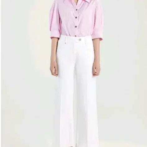 [BUNJANG] MICHAA 2022 Check Blouse Navy / 미샤(2022) 체크 블라우스 팔아요