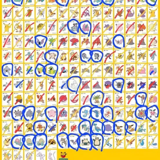 [BUNJANG] Pokemon Stickers / 포켓몬 띠부씰 구매합니다