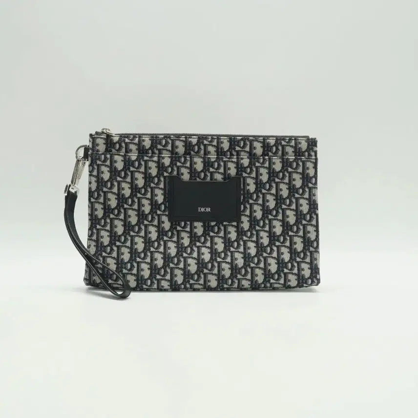 [BUNJANG] Dior Oblique Jacquard Pouch / 디올 오블리크 스테딩 파우치