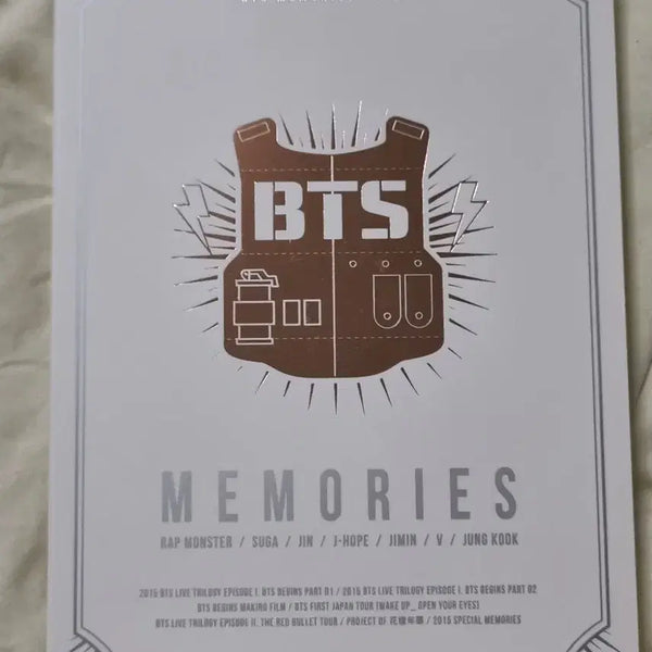[BUNJANG] BTS Memories of 2015 DVD Photobook / BTS 메모리즈 2015 DVD 화보