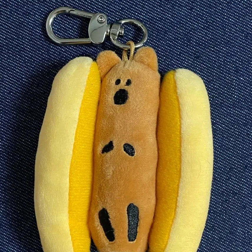 [BUNJANG] Dinetang Hotdog Quokka Keyring / 다이노탱 핫도그키링(쿼카)