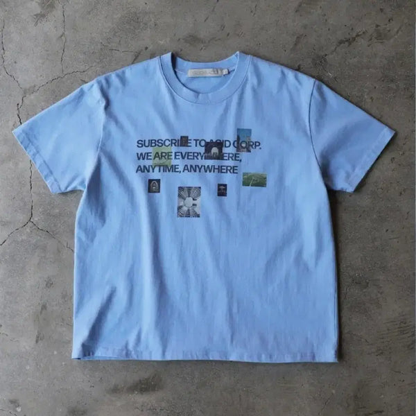[BUNJANG] Slowacid Short Sleeve T-Shirt / 슬로우애시드 반팔 티셔츠