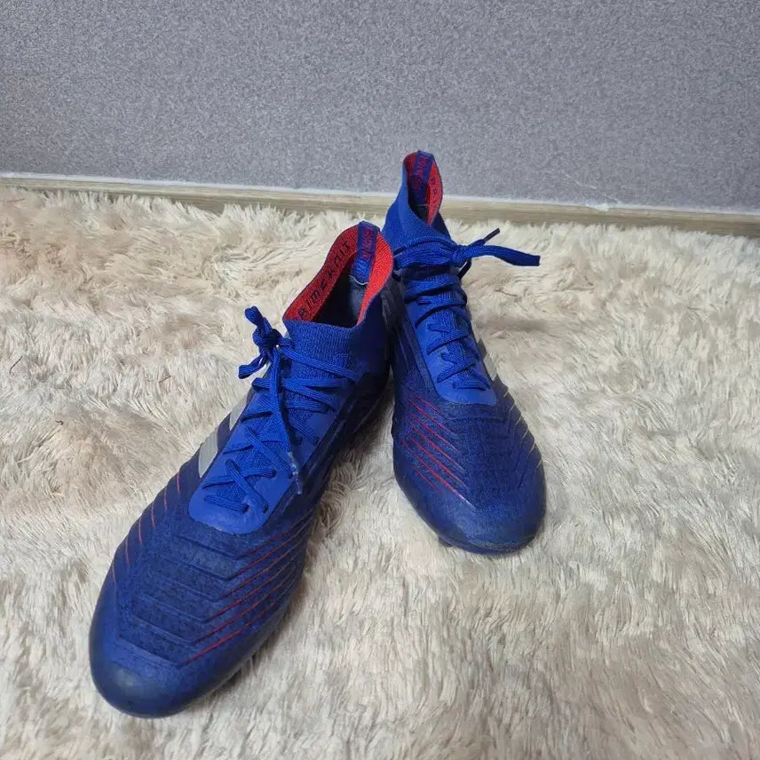 [BUNJANG] Adidas Predator Football Boots Blue Red / 아디다스 프레데터 축구화 블루 레드
