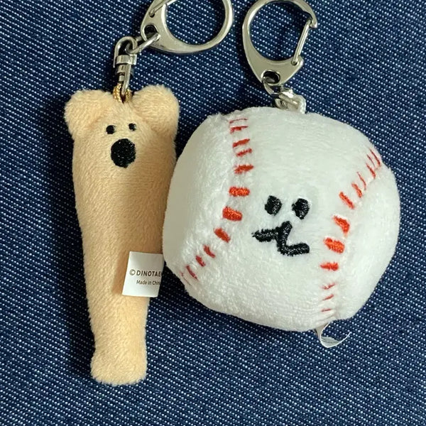 [BUNJANG] DinoTeng Baseball Ball Keychain / 다이노탱 야구공 키링