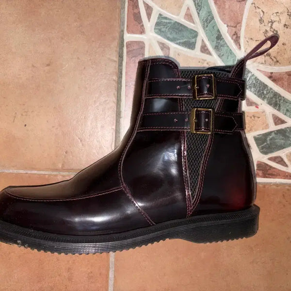 [BUNJANG] Dr. Martens Chelsea Boots Burgundy UK 7 / 닥터마틴 첼시 부츠 버건디 uk7