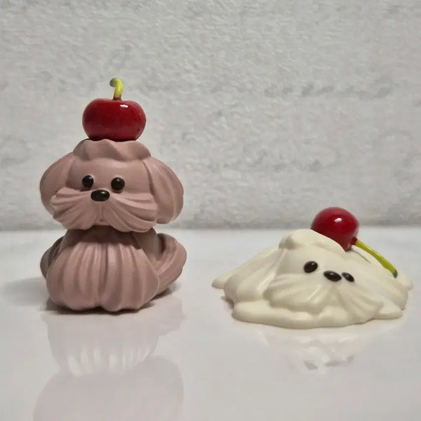 [BUNJANG] Whipped Cream Dog Gacha Set / (택포)휘핑 강아지 가챠 2개 일괄