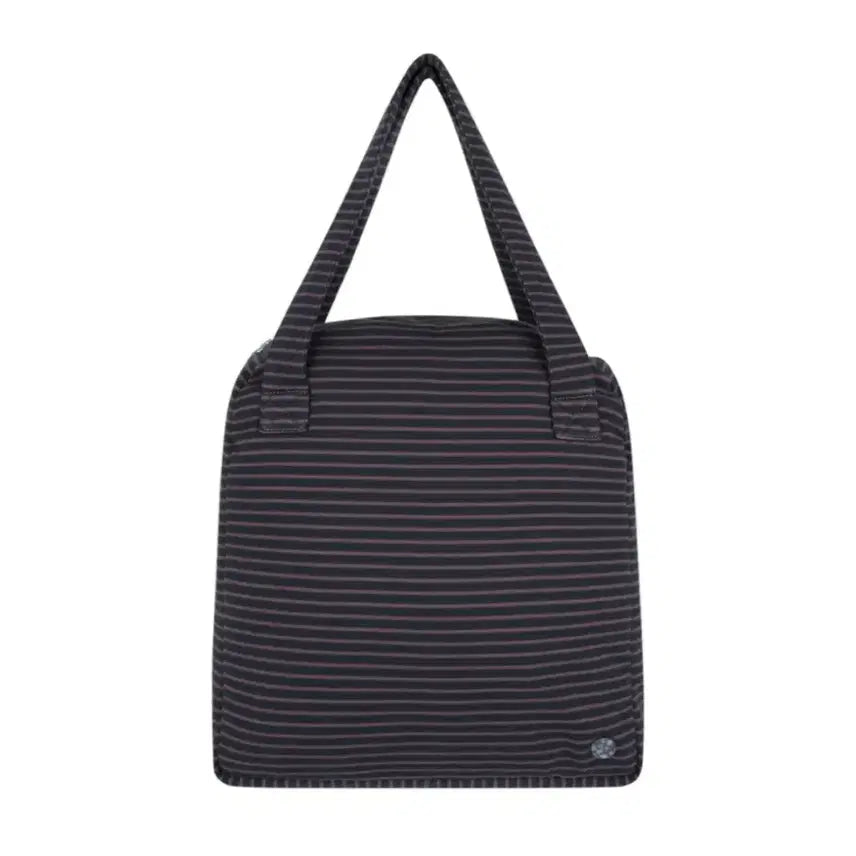 [BUNJANG] KOSEIO 038 Stripe Tote Bag Blue Charcoal / 코이세이오 038 스트라이프 토트백 블루차콜