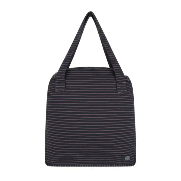 [BUNJANG] KOSEIO 038 Stripe Tote Bag Blue Charcoal / 코이세이오 038 스트라이프 토트백 블루차콜