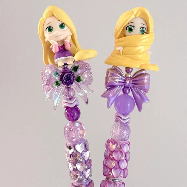[BUNJANG] Disney Princess Rapunzel Handmade Ballpoint Pen (2 Variations) / 디즈니프린세스 라푼젤 수제볼펜 2종