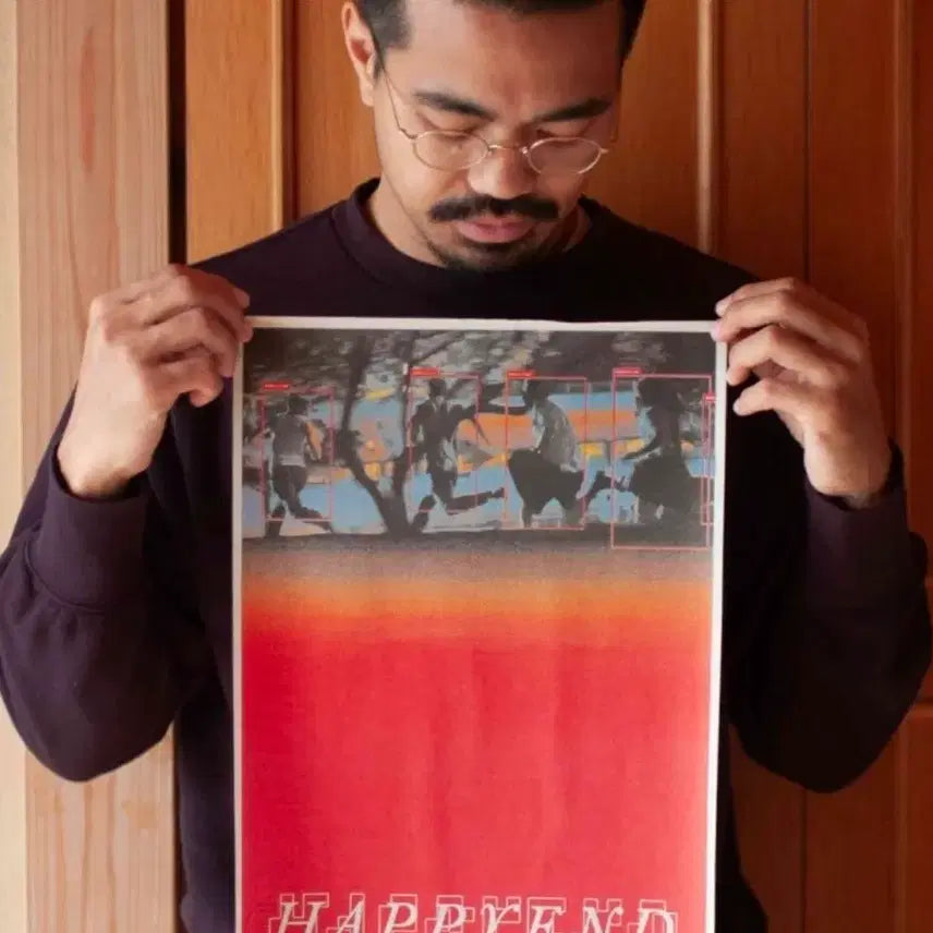 [BUNJANG] Happy End Authentic Autograph Poster / 해피엔드 친필 싸인 포스터 네오소라 영화