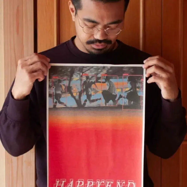 [BUNJANG] Happy End Authentic Autograph Poster / 해피엔드 친필 싸인 포스터 네오소라 영화