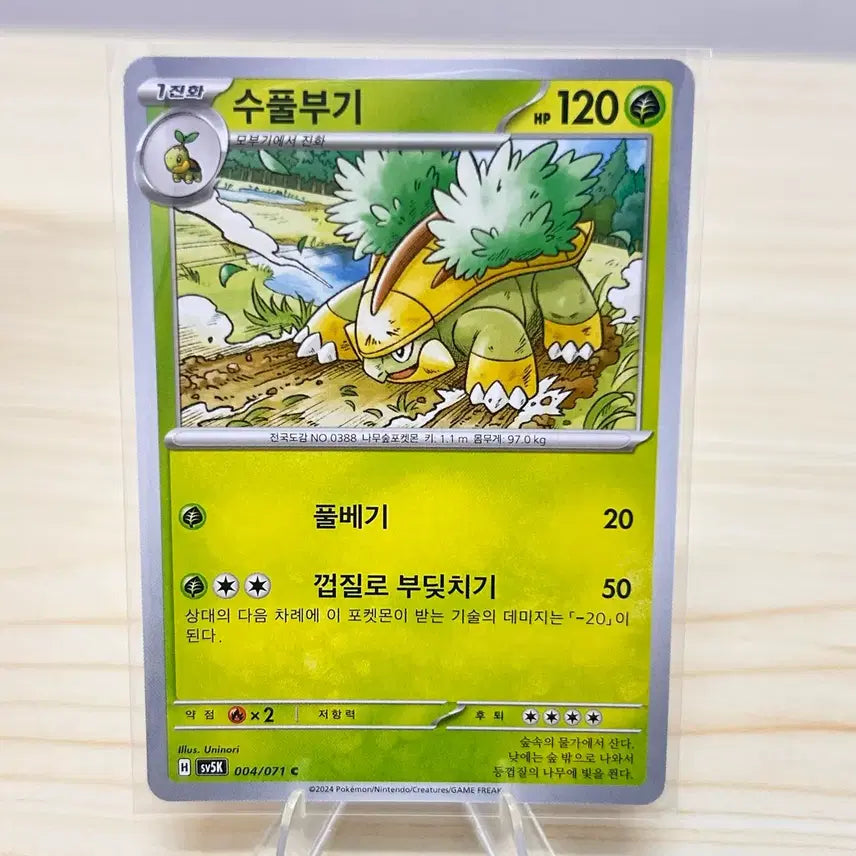 [BUNJANG] Pokemon Card Steam-Geyser C sv5K 004/071 / [포켓몬카드] 수풀부기 sv5K 004/071 C