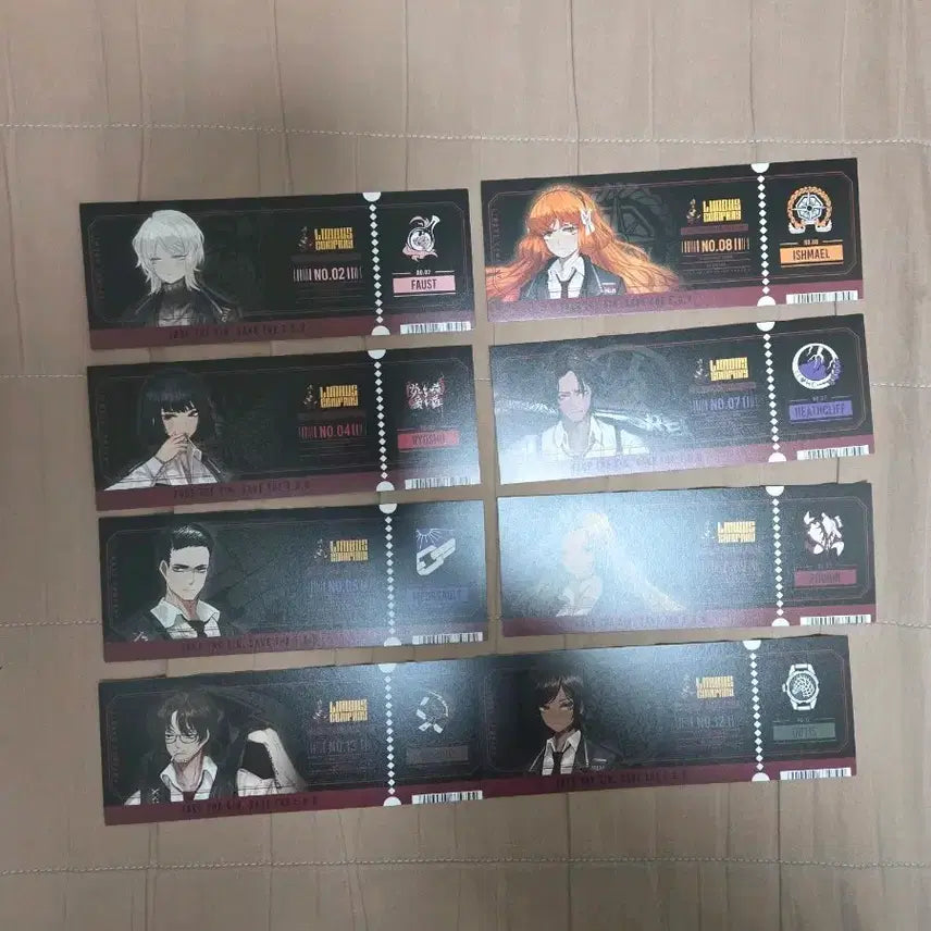 [BUNJANG] Limbus Company Ticket Bundle Set / 림버스 컴퍼니 티켓 일괄