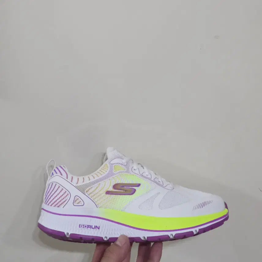 [BUNJANG] Skechers GoRun Consisten Fleet Rush Yellow/Purple / [240] 스케쳐스 고런 컨시스턴트 플릿러쉬 옐로우퍼플ㅡ단종매물,최저가