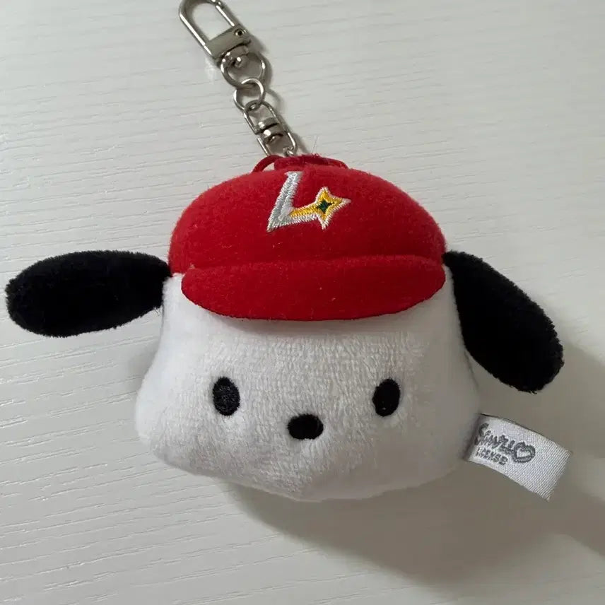 [BUNJANG] SSG Landers Pochacco Plush Keychain / ssg랜더스 포차코 인형키링