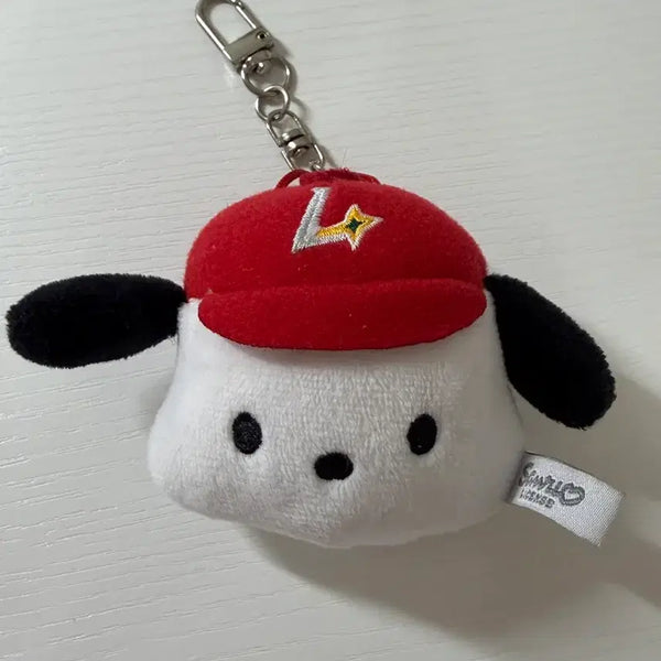 [BUNJANG] SSG Landers Pochacco Plush Keychain / ssg랜더스 포차코 인형키링