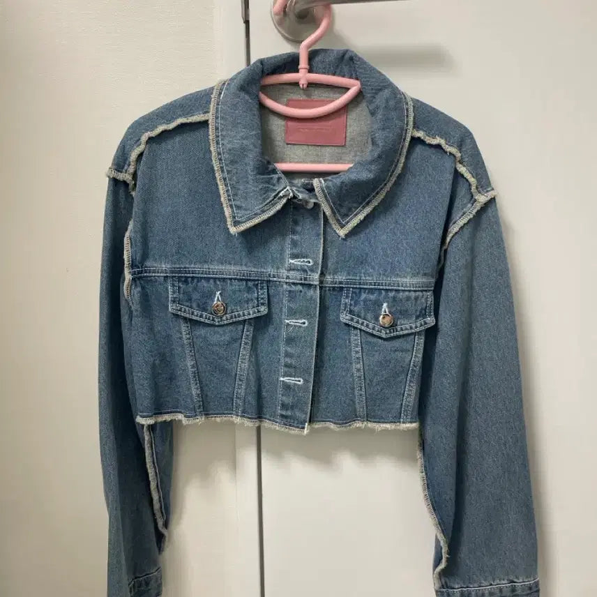 [BUNJANG] Kishining Denim Crop Jacket / 새상품) 키시닝 데님 크롭 자켓