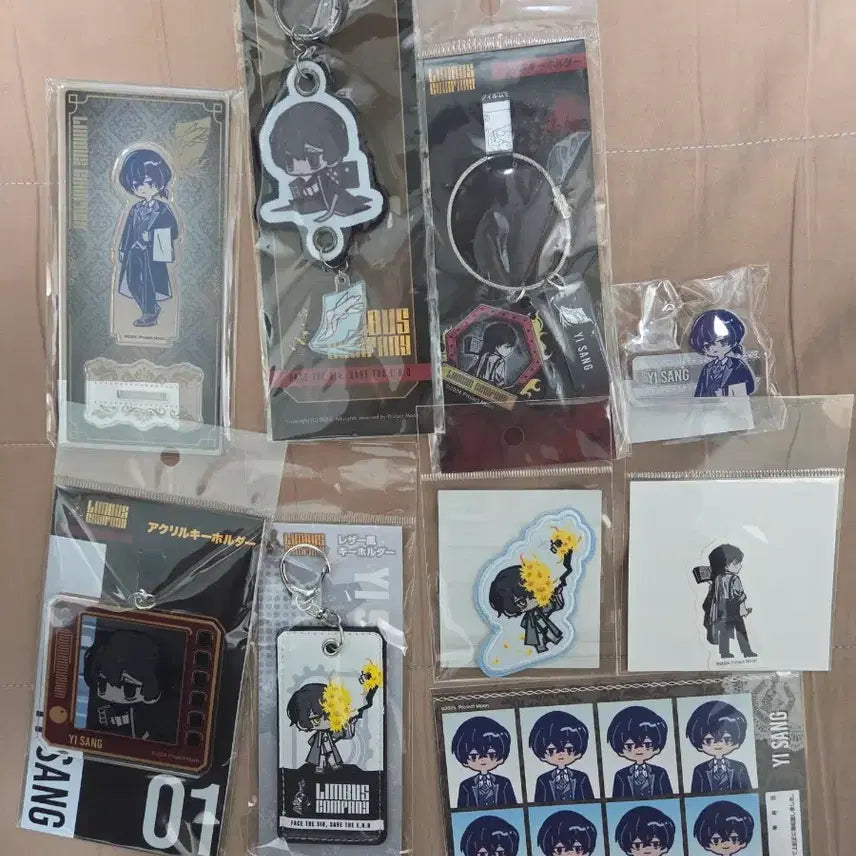 [BUNJANG] Limbus Company Sang Ideal Acrylic Charm, Keychain, Badge Bundle Set / 림버스 컴퍼니 이상 아크릴 키홀더 뱃지 등 일괄 판매