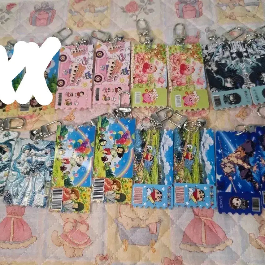 [BUNJANG] Handmade Acrylic Keychain (Miku, Shin-chan, Monchhichi, Kirby, Muichiro) / 미쿠 짱구 몬치치 커비 무이치로 아크릴 키링 (개당 1500