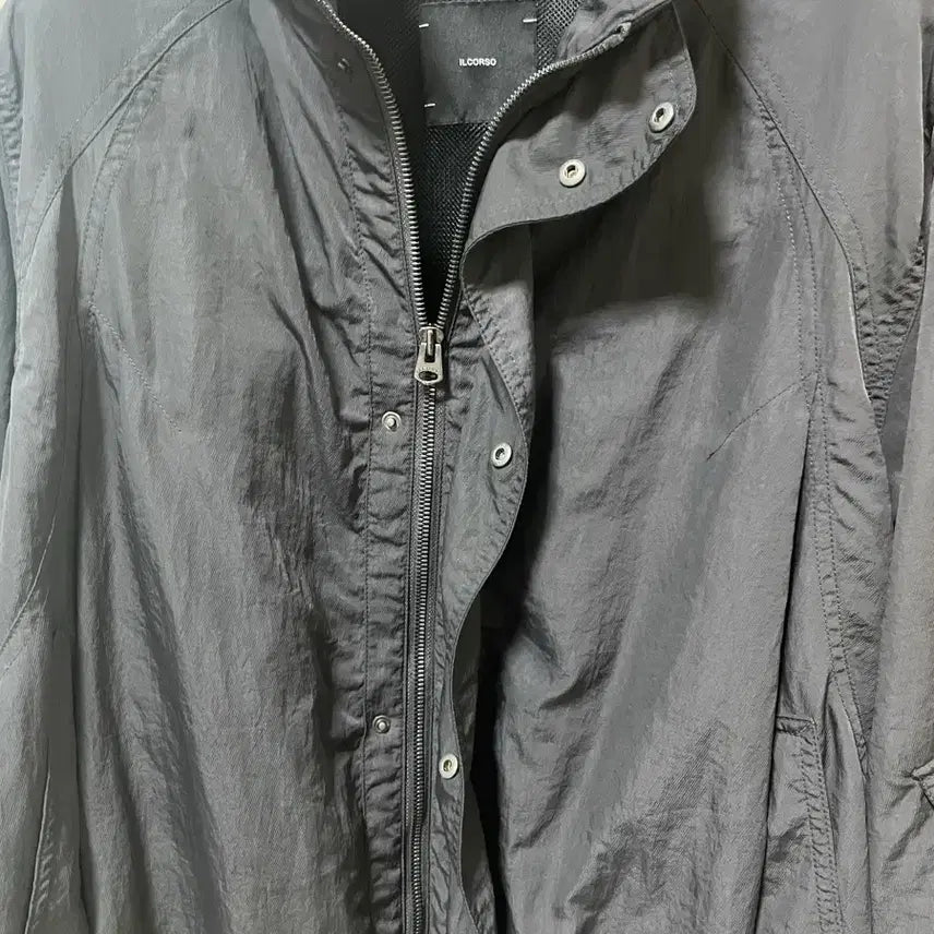 [BUNJANG] Il Corsaro Wave Windbreaker Dark Gray / 일꼬르소 웨이브 윈드브레이커 다크그레이 (m)