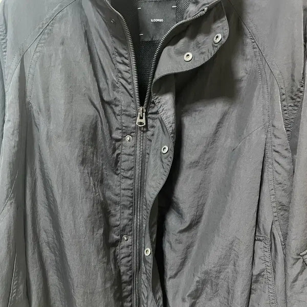 [BUNJANG] Il Corsaro Wave Windbreaker Dark Gray / 일꼬르소 웨이브 윈드브레이커 다크그레이 (m)