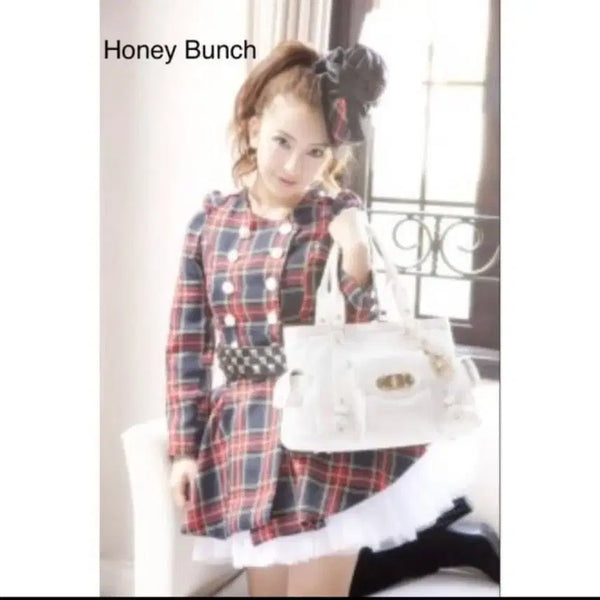 [BUNJANG] Honey Bunch Check Coat / honey bunch 허니번치 핀터깔  히메카지 라떼갸루 히메갸루 로걀
