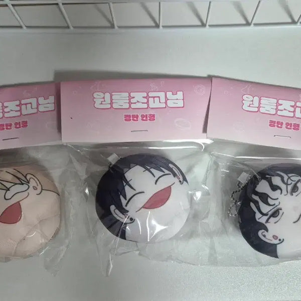 [BUNJANG] Wonroom Joojyo Song Wooyoon Woojinhyung Lee Songrik Bundle Set / 원룸조교님 경단인형 송우윤 우진형 이송릭 일괄