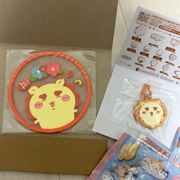 [BUNJANG] Chiikawa Cookie Charm & Cup Coaster Bundle / 치이카와 쿠키참 시사