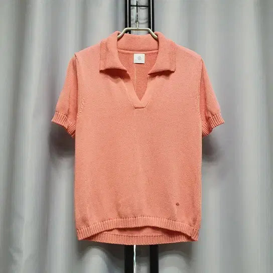 [BUNJANG] UMER Summer Kara Knit Linen Short Sleeve Knit / UMER 유메르 썸머 카라 니트 린넨 반팔 여름 니트