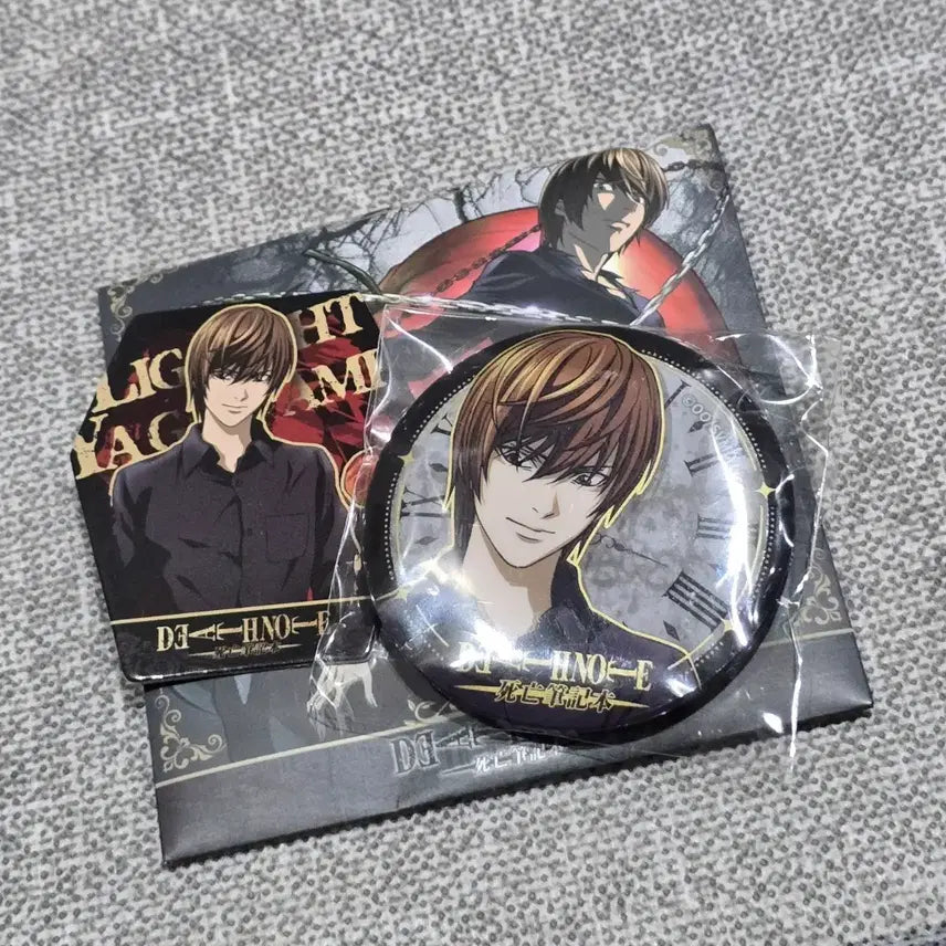 [BUNJANG] Death Note Light Yagami Can Badge (Sealed) / 데스노트 라이토 캔뱃지 굿즈 미개봉