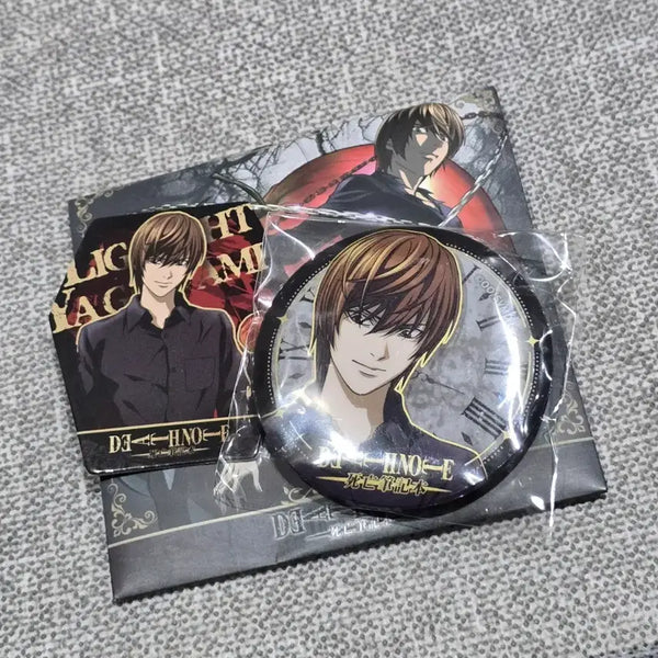 [BUNJANG] Death Note Light Yagami Can Badge (Sealed) / 데스노트 라이토 캔뱃지 굿즈 미개봉