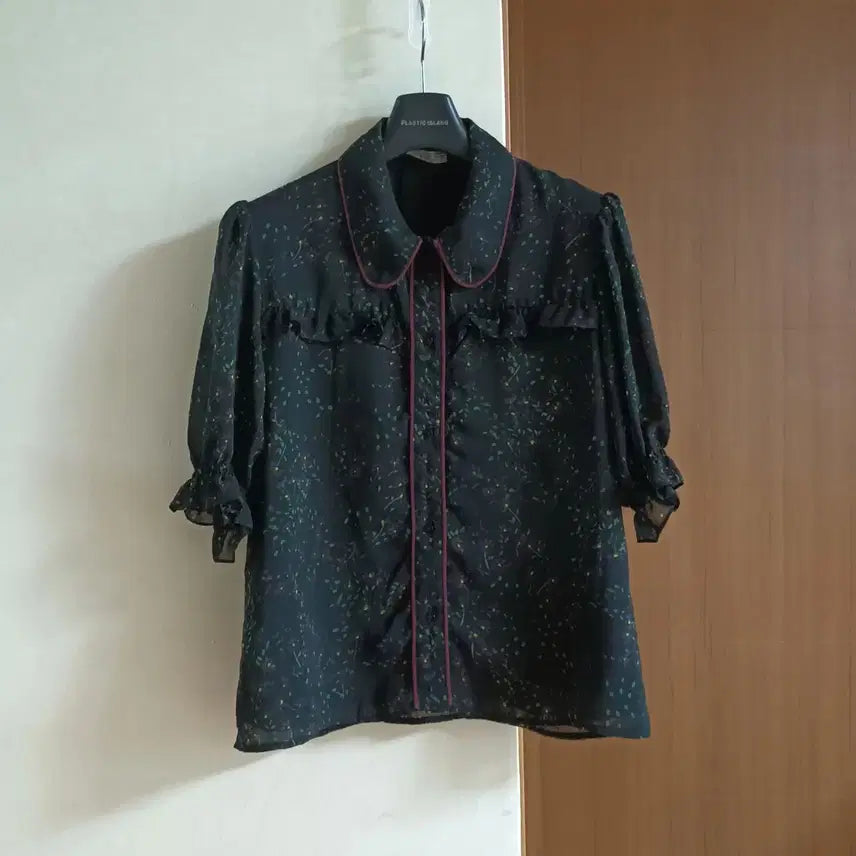 [BUNJANG] Zara Floral Chiffon Blouse / 자라 하늘하늘 플로럴 쉬폰 블라우스