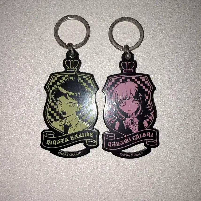 [BUNJANG] Danganronpa Hajime Hinata Chiaki Nanami Emblem Keyring / 단간론파 히나타 하지메 나나미 치아키 엠블럼 키링 키홀더
