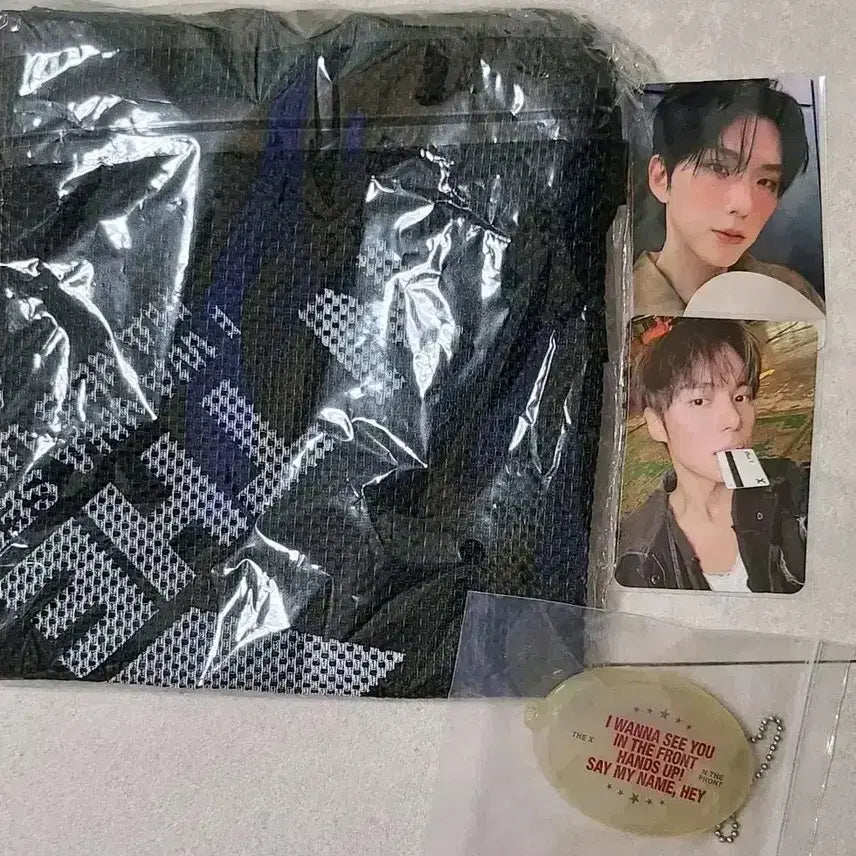 [BUNJANG] Monsta X Official Merchandise Mesh String Bag & Coin Pouch & Photocard Set / 몬스타엑스 공방 역조공 가방 코인지갑 포카