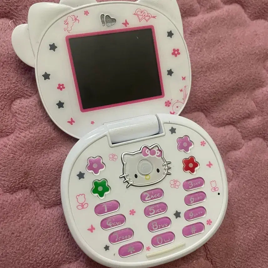 [BUNJANG] Hello Kitty Feature Phone / (고전/희귀) 헬로키티 핸드폰 피처폰