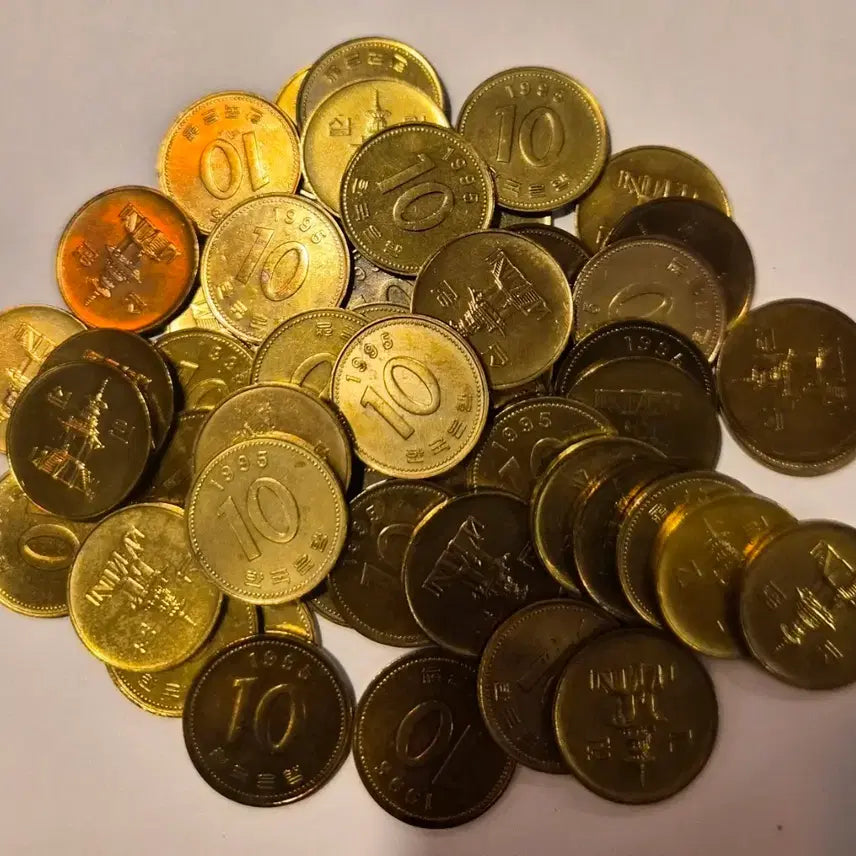 [BUNJANG] 1995 10 Won Coin Bundle (50 pcs) / 1995년 10원 동전 50개 일괄