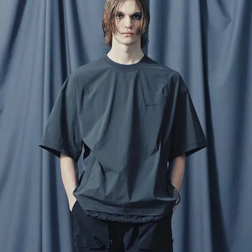 [BUNJANG] Songzio Homme Technical Track Setup T-Shirt Gray SF3TS907GY / [구매]송지오옴므 테크니컬 트랙 셋업 티셔츠 그레이 SF3TS907GY